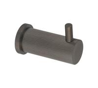 Alexander & Wilks Brunel REEDED Coat Hook, Wall-Mounted (Dark Bronze PVD)