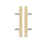 Alexander & Wilks Cabinet Brass Dummy Hinge 2.5 Inch 64mm (Satin Brass PVD)