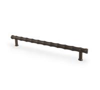 Alexander & Wilks Crispin Bamboo T-Bar Cupboard Pull Handle - 224mm Centres - Dark Bronze Pvd