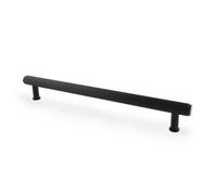 Alexander & Wilks Crispin Reeded T-Bar Cupboard Pull Handle - Black - 224mm