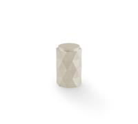 Alexander & Wilks Diamond Cut Cylinder Cabinet Knob - 30mm - Satin Nickel