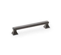Alexander & Wilks Jesper Square Cabinet Pull Handle - Dark Bronze Pvd - Centres 160mm