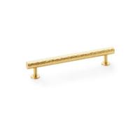 Alexander & Wilks Leila Hammered Cabinet Pull - Satin Brass