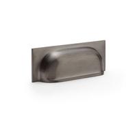 Alexander & Wilks Quantock Cup Pull Handle - Dark Bronze Pvd - Centres 96mm