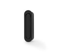 Alexander & Wilks Radius Sliding Door Edge Pull - Black