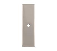 Alexander & Wilks Rectangular Cabinet Knob Backplate-Polished Nickel
