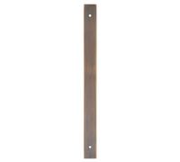 Alexander & Wilks Rectangular Cabinet Pull Backplate-Antique Brass-264X22X3mm - 224mm C/c