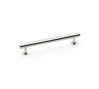 Alexander & Wilks Round T-Bar Cabinet Pull Handle - Polished Nickel - Centres 160mm