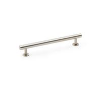 Alexander & Wilks Round T-Bar Cabinet Pull Handle - Satin Nickel - Centres 160mm