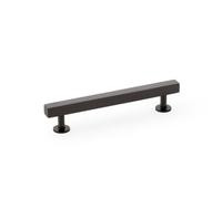 Alexander & Wilks Square T-Bar Cabinet Pull Handle - Dark Bronze - Centres 128mm