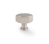 Alexander & Wilks Vesper Hex Cabinet Knob - Satin Nickel