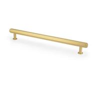 Alexander & Wilks Vesper Hex T-Bar Cabinet Pull-Satin Brass-224mm C/c