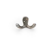 Alexander & Wilks Victorian Double Robe Hook - Antique Iron