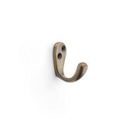 Alexander & Wilks Victorian Single Robe Hook - Antique Brass