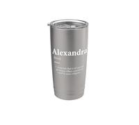 Alexandra Definition Funny Alex Name Birthday Alexandria Stainless Steel Insulated Tumbler