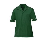Alexandra G103-BO-WH-100 Men's Tunic, White Trim, 100 cm Chest, Bottle Green