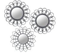 Alexandra House Living 3 x Acrylic Plastic Melamine Mirror Wall Art