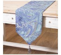 Alexandra House Living Blue Table Runner 30 x 180 cm