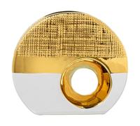 Alexandra House Living Ceramic White Vase 21 x 6 x 18 cm