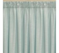 Alexandra House Living Curtain Rustik Turquoise Natural 200 x 270 x 1 cm Translucent