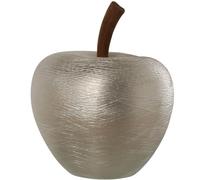 Alexandra House Living Decorative Figure Ceramic Apple Silver 37 x 36 x 52 cm