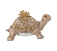 Alexandra House Living Decorative Figurine Brown Gold Acrylic Plastic Melamine Turtle