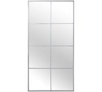 Alexandra House Living Silver Metal Window Wall Mirror 6 x 149 x 77 cm