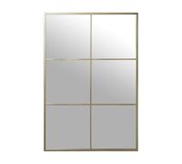 Alexandra House Living Wall Mirror Gold Metal Window 6 x 113 x 77 cm