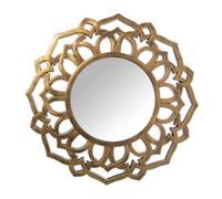 Alexandra House Living Wall Mirror Gold Plastic 4 x 54 x 57 cm Round