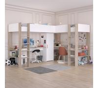 Alexandra L Shaped High Parisot Double High Sleeper