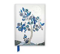 Alexandra Milton: Silver Tree of Life with Four White-throated Magpies (Foiled Journal) (Flame Tree Notebooks)