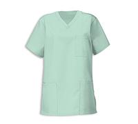 Alexandra STC-D397AQ-XL Scrub Tunic, Plain, 67% Polyester/33% Cotton, Size: X-Large, Aqua