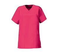Alexandra STC-D397MT-3XL Scrub Tunic, Plain, 67% Polyester/33% Cotton, Size: 3X-Large, Magenta