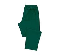 Alexandra STC-D398BO-SR Scrub Trouser, Regular, Plain, 67% Polyester/33% Cotton, Size: Small, Bottle Green
