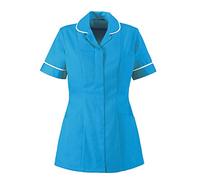 Alexandra STC-HP298PK-92 Women's Tunic, Plain, 67% Polyester/33% Cotton, White Trim, Available up to 148 cm, Chest: 12, Size: 92 cm, Peacock