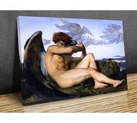 Alexandre Cabanel, Fallen Ange, wall hangings, wall art, canvas print art framed,famous painting reproductions home decor wall art print (12x8 in (30cm x 20cm))