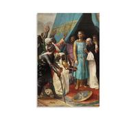 Alexandre Cabanel Masterpiece Poster《Seventh Crusade》 Canvas Wall Art Picture Prints Hanging Photo Idea Decor Homes Artworks 08x12inch(20x30cm)