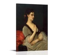 Alexandre Cabanel - Portrait Of Countess E A Vorontsova Dashkova Poster Canvas Wall Decor Art Painting Prints on Modern Artwork for Living Room,Bathroom,Bedroom,Home 20x30inch(50x75cm)