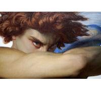 Alexandre Cabanel Poster Print The Fallen Angel by Alexandre Cabanel Artworks Picture Print Wall Art Painting Canvas Decor Homes Decorative 12x18inch(30x45cm)