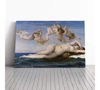 Alexandre Cabanel The Birth of Venus Canvas Print | Gallery Wrapped 30mm Frame Wall Art | 30x20 inches | Ready to Hang | Modern Picture | Living Room Bedroom Lounge Office
