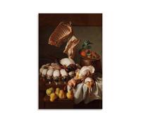 Alexandre Francois（Still Life with Dressed Game Meat And Fruit ） Wall Art Posters Wall Art Picture Painting Canvas Prints Artworks Bedroom Living Room Decor 12x18inch(30x45cm)