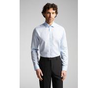 Alexandre Silver Label Men's Egyptian Cotton Tailored Fit Texture Single Cuff Cutaway Collar Shirt in Blue Alexandre Silver Label Blue One Size