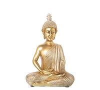 AlexandreHouse Figure Resin Buda Dorada 17 x 10 x 26 cm