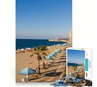 Alexandria Beachfront for Adults 1000 Piece Puzzle Tension Relief Good Thick Enjoyable Challenge Xmas Santa Gift (38x26cm)