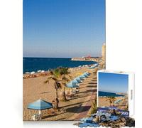 Alexandria Beachfront for Adults 1000 Piece Puzzle Tension Relief Good Thick Enjoyable Challenge Xmas Santa Gift (38x26cm)