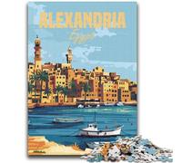 Alexandria Egypt 1000 Pieces Jigsaw Puzzle For Adults Teens, Toys Educational Games Stress Relieving Secret Santa Gifts for And Age 14 1000pcs(26x38cm)