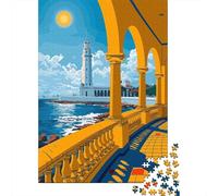 Alexandria Lighthouse View 70x50cm 1000pcs Jigsaw Puzzle, 1000 Piece