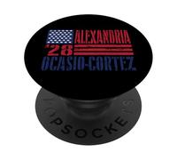 Alexandria Ocasio Cortez 2028 President USA Election Vintage PopSockets Adhesive PopGrip