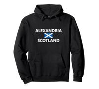 Alexandria Scotland Scottish Flag City Pullover Hoodie