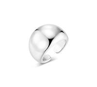 ALEXCRAFT Sterling Silver Rings For Men Women, 925 Sterlingsilver Chunky Thick Ring Open Adjustable Large Wide Chunky Dome Finger Thumb-Rings Silver Fashion Statement Large Men Unisexring